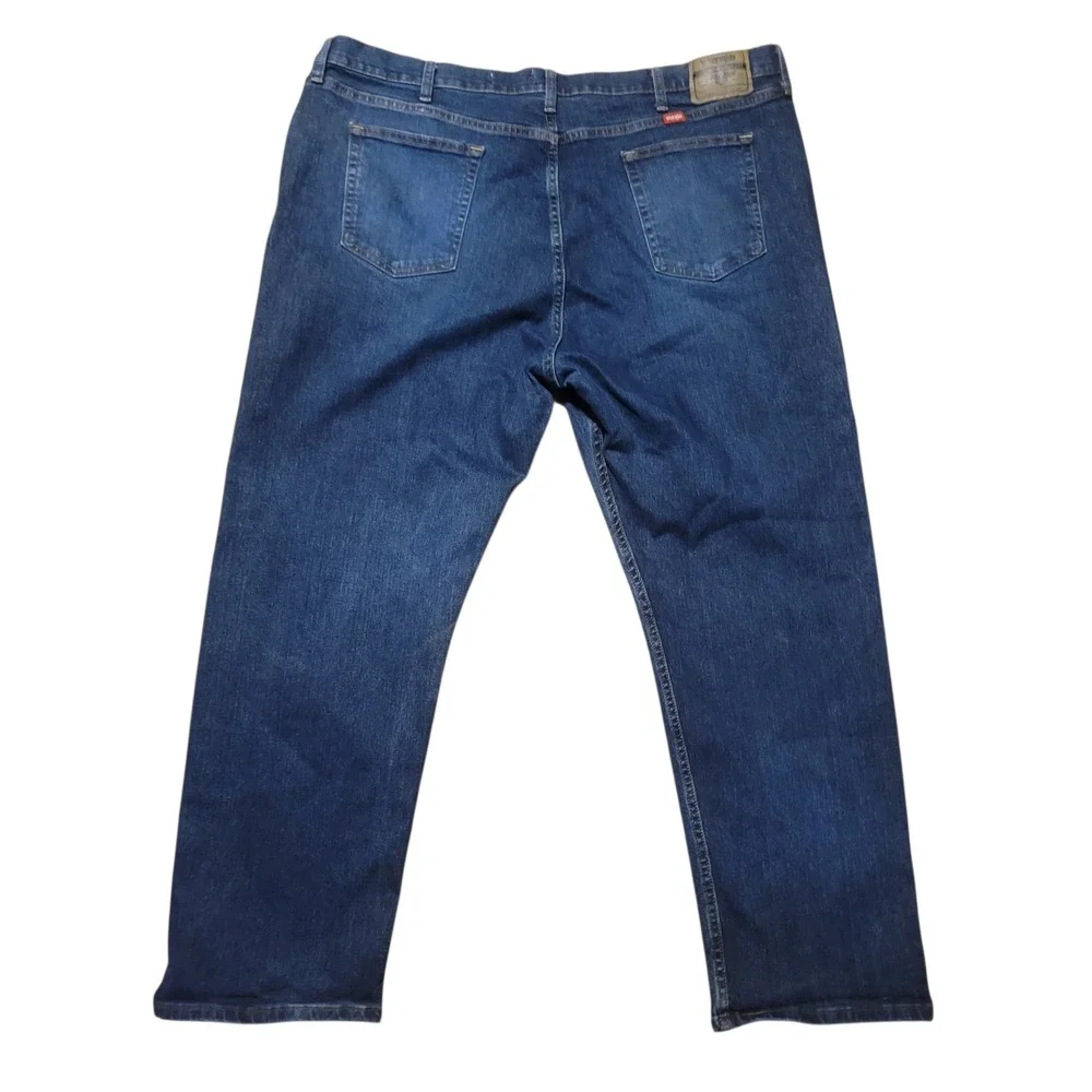 EUC Y2K Wrangler Premium Quality Relaxed Fit Jeans Mens‎ 44x30 Dark Wash Blue